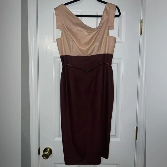 black halo jackie o sheath dress Gunne Sax Dresses